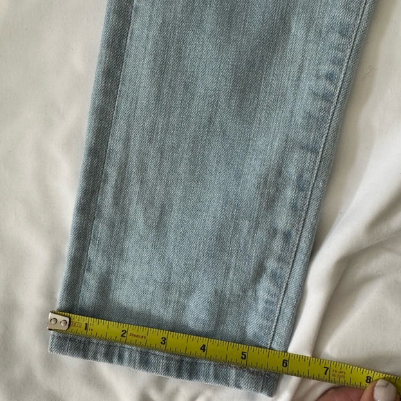 AG Adriano Goldschmied Nikki Slim Jeans 25R Light Wash Relaxed Skinny USA - Picture 10 of 13